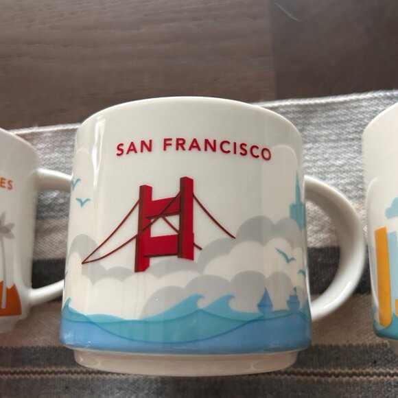 Collector Starbucks "You Are Here" Coffee Mugs - Picture 4 of 16